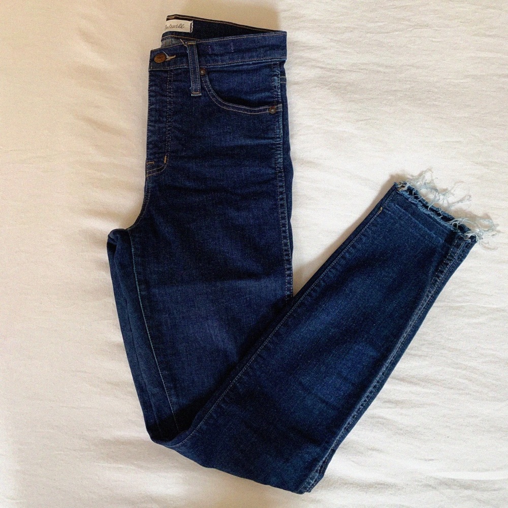 Madewell 10” high rise skinny jeans